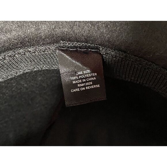 Nordstrom Womens BP Black Large Brim Floppy Hat One Size 15.25" Across NEW - Picture 3 of 3